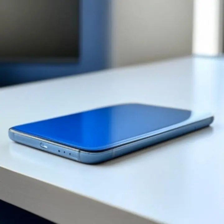 Smartfon widoczny z boku prezentujący smukłą obudowę